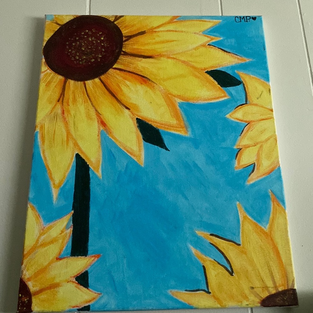 sunflower painting 🌻🌻
